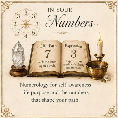 In Your Numbers — Numerology for self-awareness, life purpose and the numbers that shape your path.
